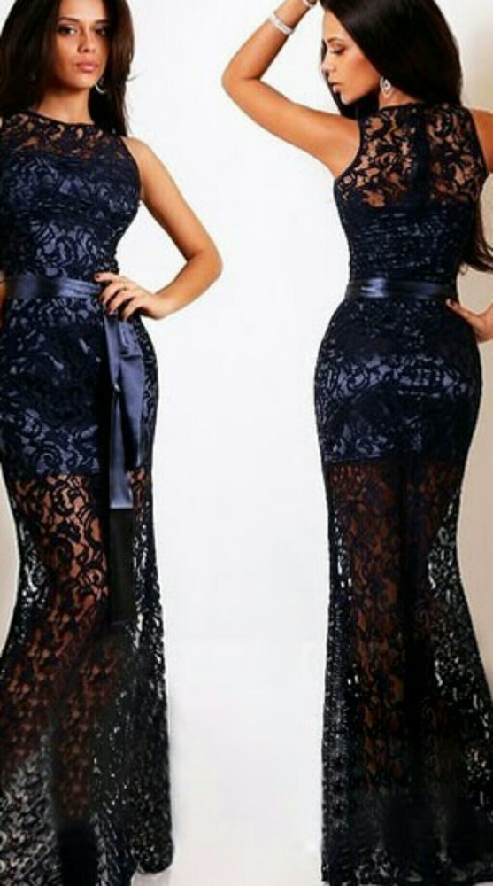 SEXY BLUE NIGHT OUT DRESS